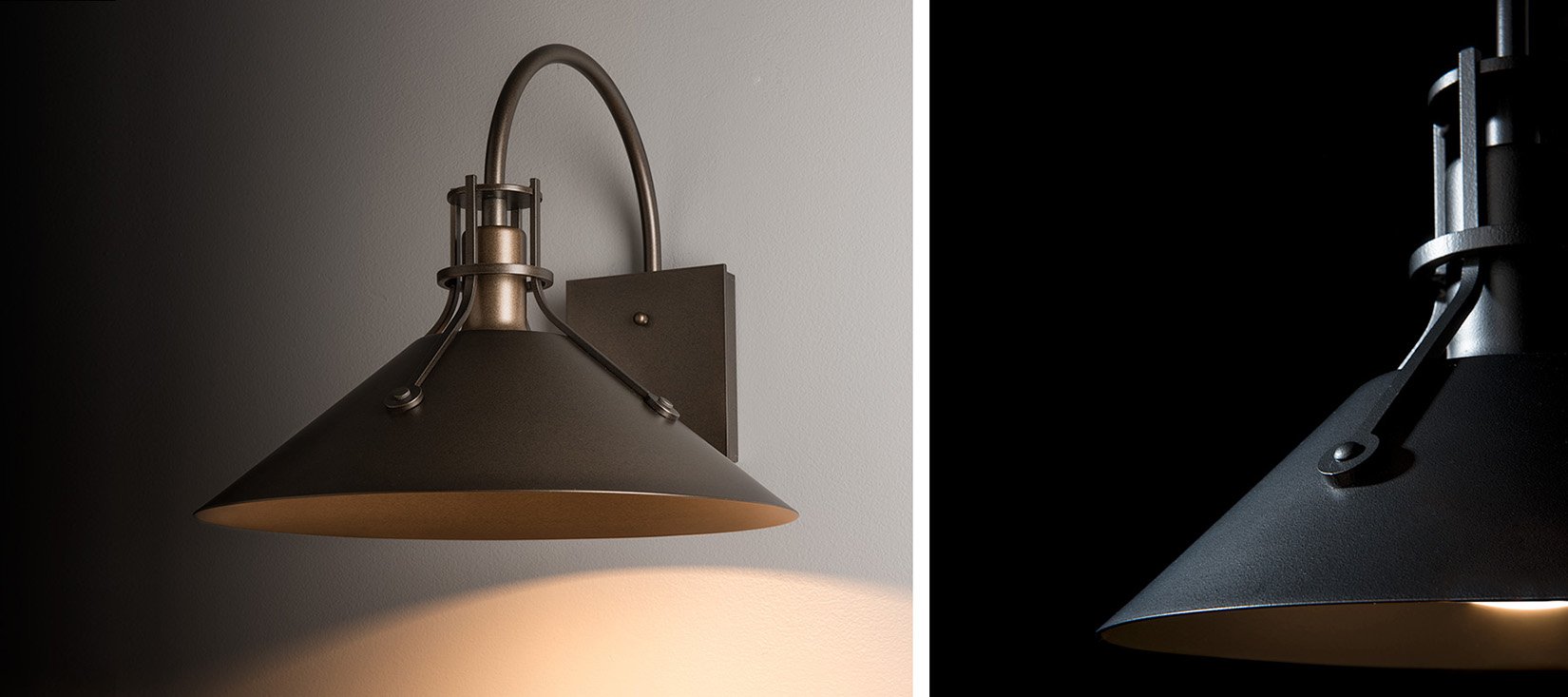 Henry Outdoor Sconce that is Dark Sky friendly