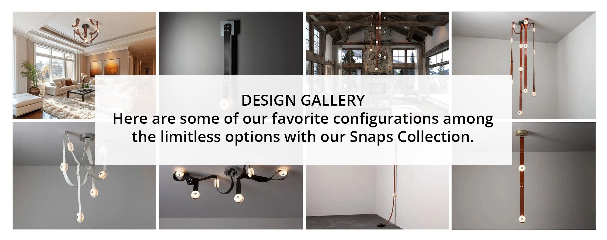 Design Gallery displaying luxury lighting
